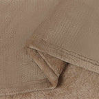 vidaXL Überwurfdecke Kamel 130 x 150 cm Fleece