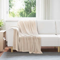 vidaXL Wohndecken 6 pcs Beige 130 x 150 cm Fleece