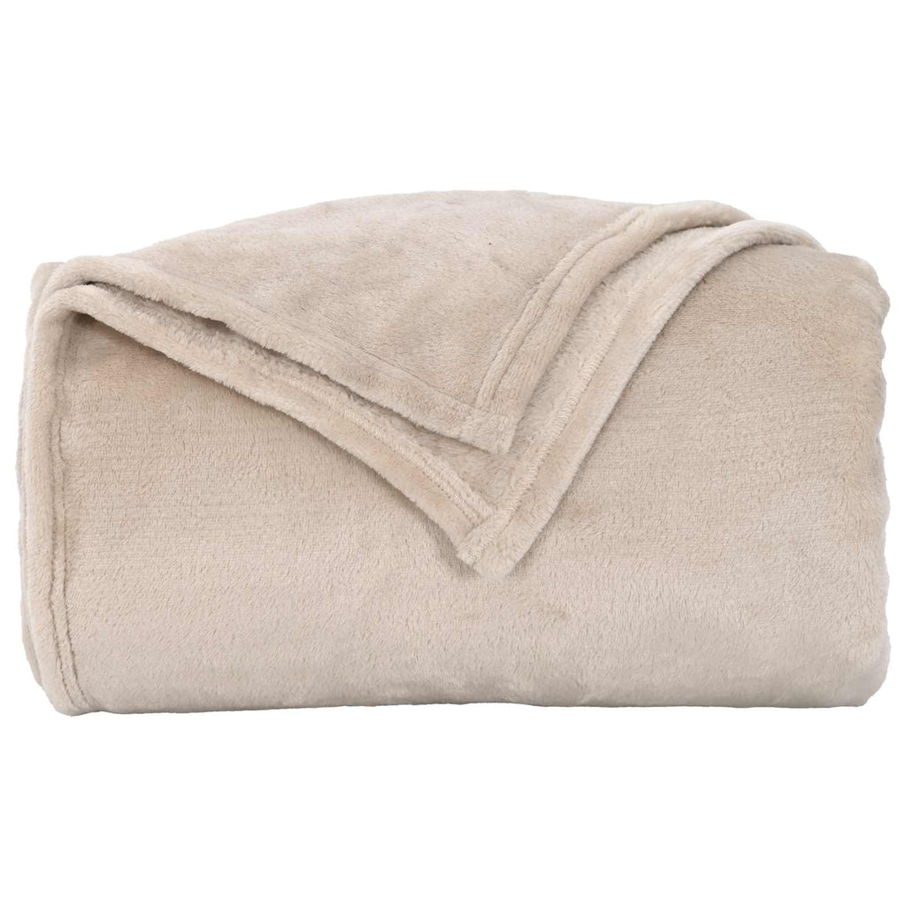 vidaXL Wohndecken 6 pcs Beige 130 x 150 cm Fleece