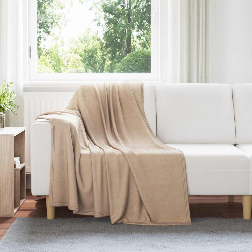 vidaXL Wohndecken 24 pcs Kamel 170 x 130 cm Fleece