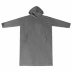 vidaXL Decken-Hoodie Dunkelgrau L Flanell
