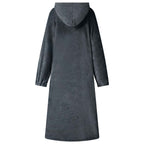 vidaXL Decken-Hoodie Marineblau L Flanell