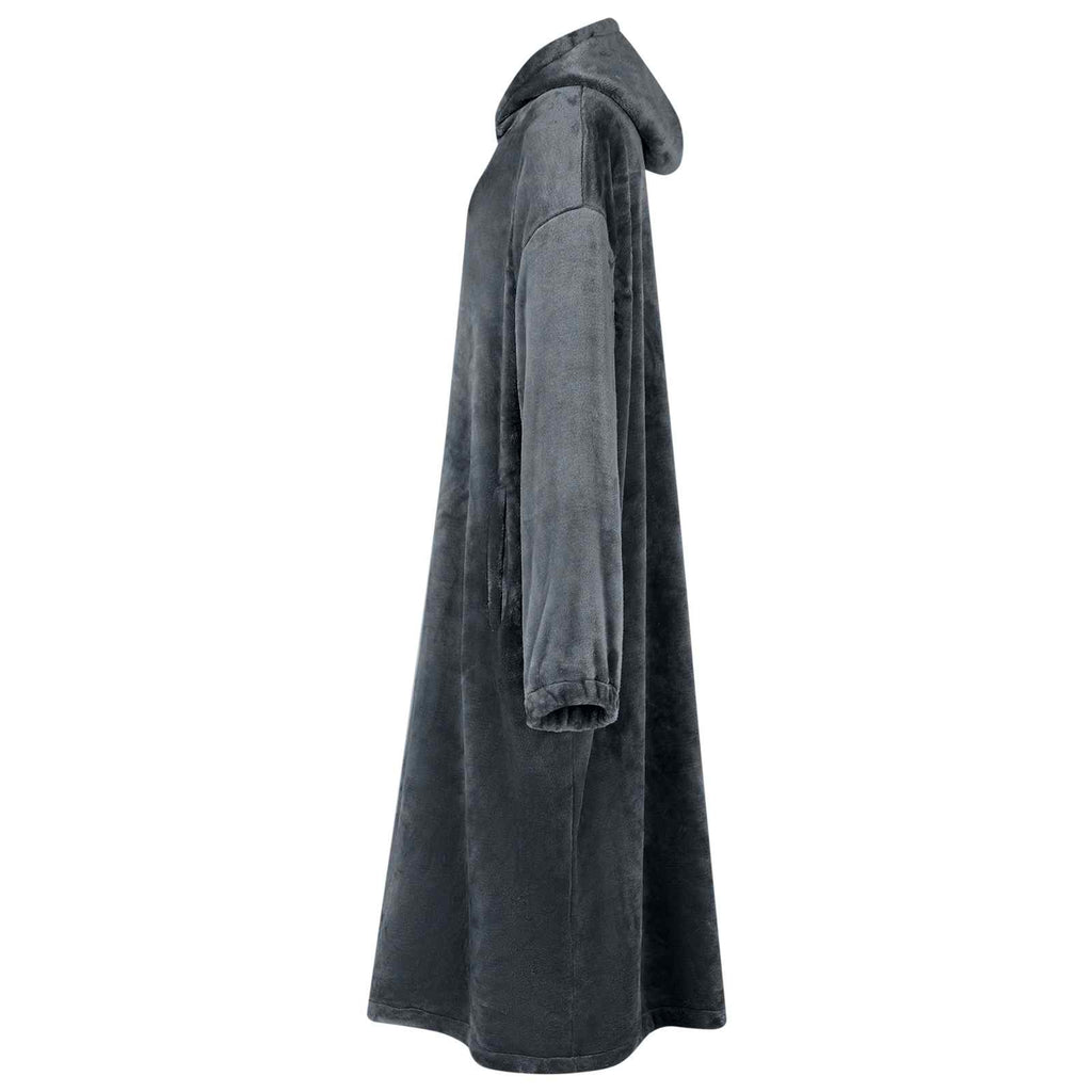 vidaXL Decken-Hoodie Marineblau L Flanell