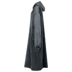 vidaXL Decken-Hoodie Marineblau L Flanell