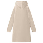 vidaXL Decken-Hoodie Beige L Fleece und Flanell
