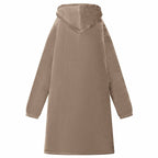 vidaXL Decken-Hoodie Kamel M Fleece und Flanell