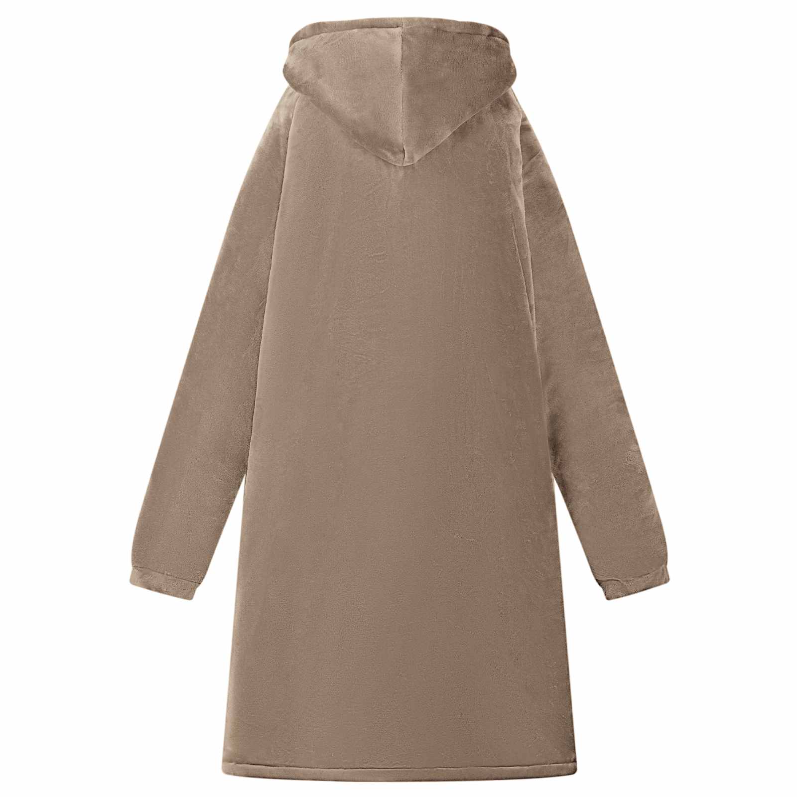 vidaXL Decken-Hoodie Kamel M Fleece und Flanell