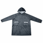 vidaXL Decken-Hoodie Marineblau L Fleece und Flanell