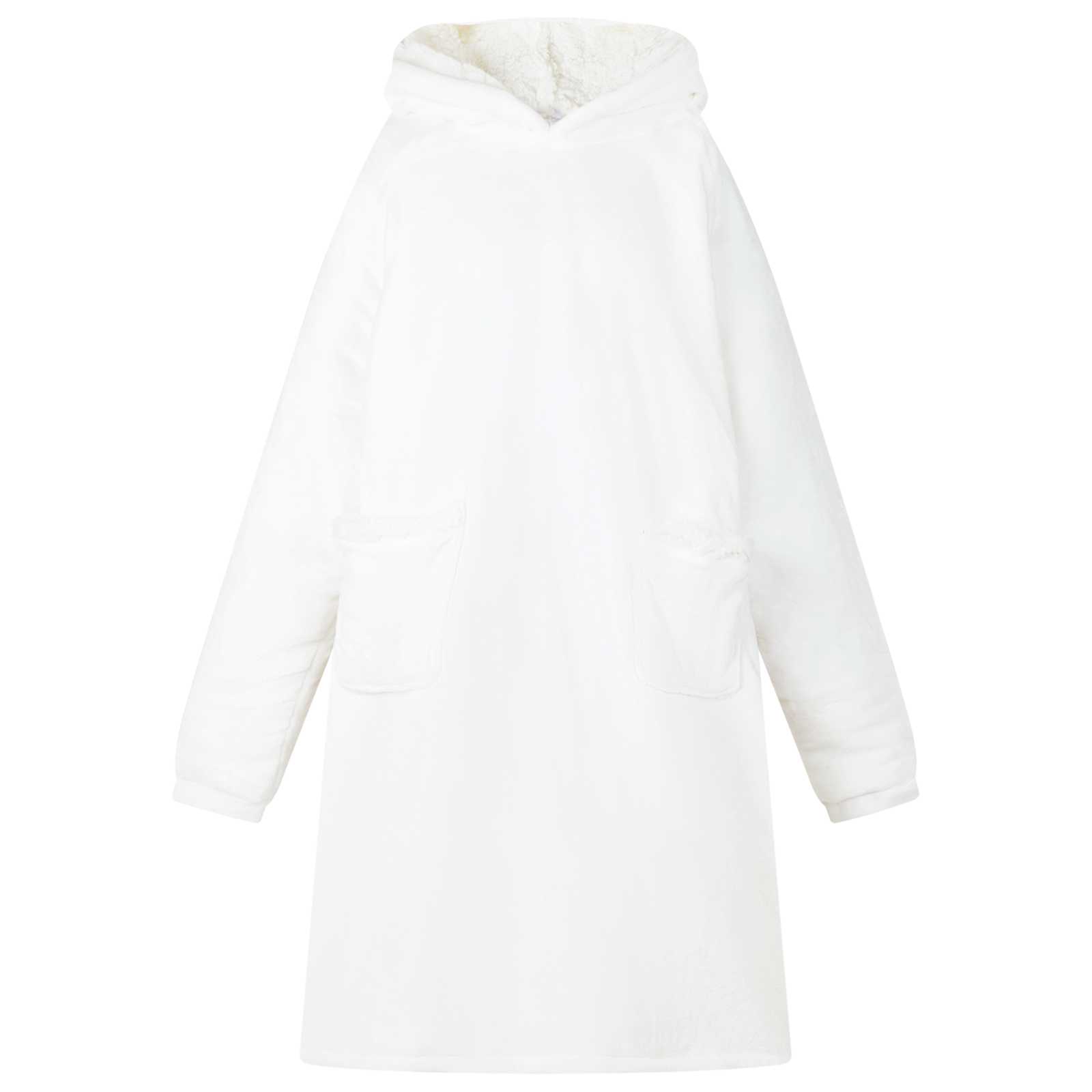 vidaXL Decken-Hoodie Beige L Fleece und Flanell
