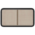 vidaXL Kopfteil mit Kopfteil Schwarz 100 x 55 x 3 cm Rattan