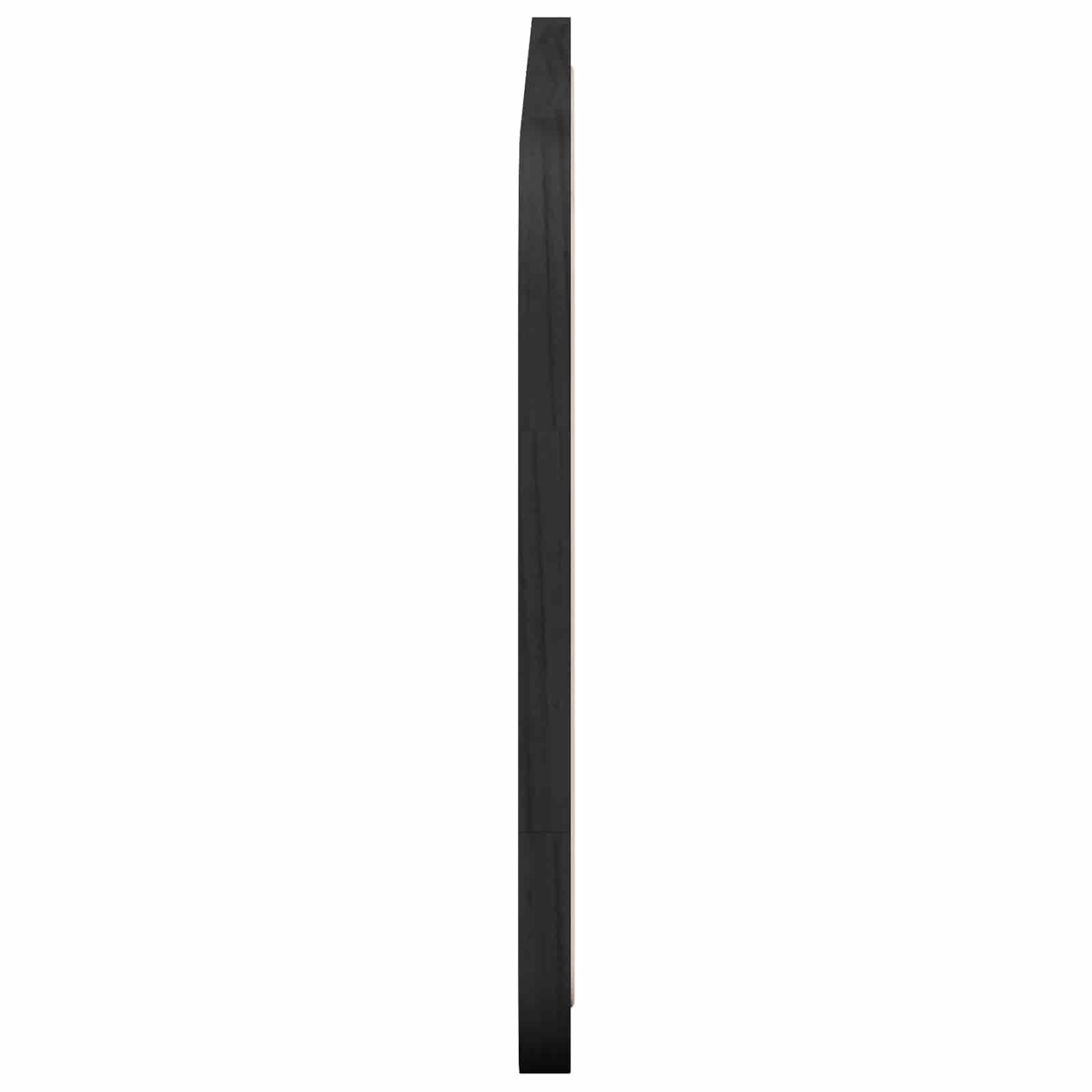 vidaXL Kopfteil mit Kopfteil Schwarz 100 x 55 x 3 cm Rattan