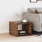 vidaXL Couchtisch Natur 45 x 45 x 45 cm Massives Mahagoni Holz