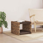 vidaXL Couchtisch Natur 45 x 45 x 45 cm Massives Mahagoni Holz
