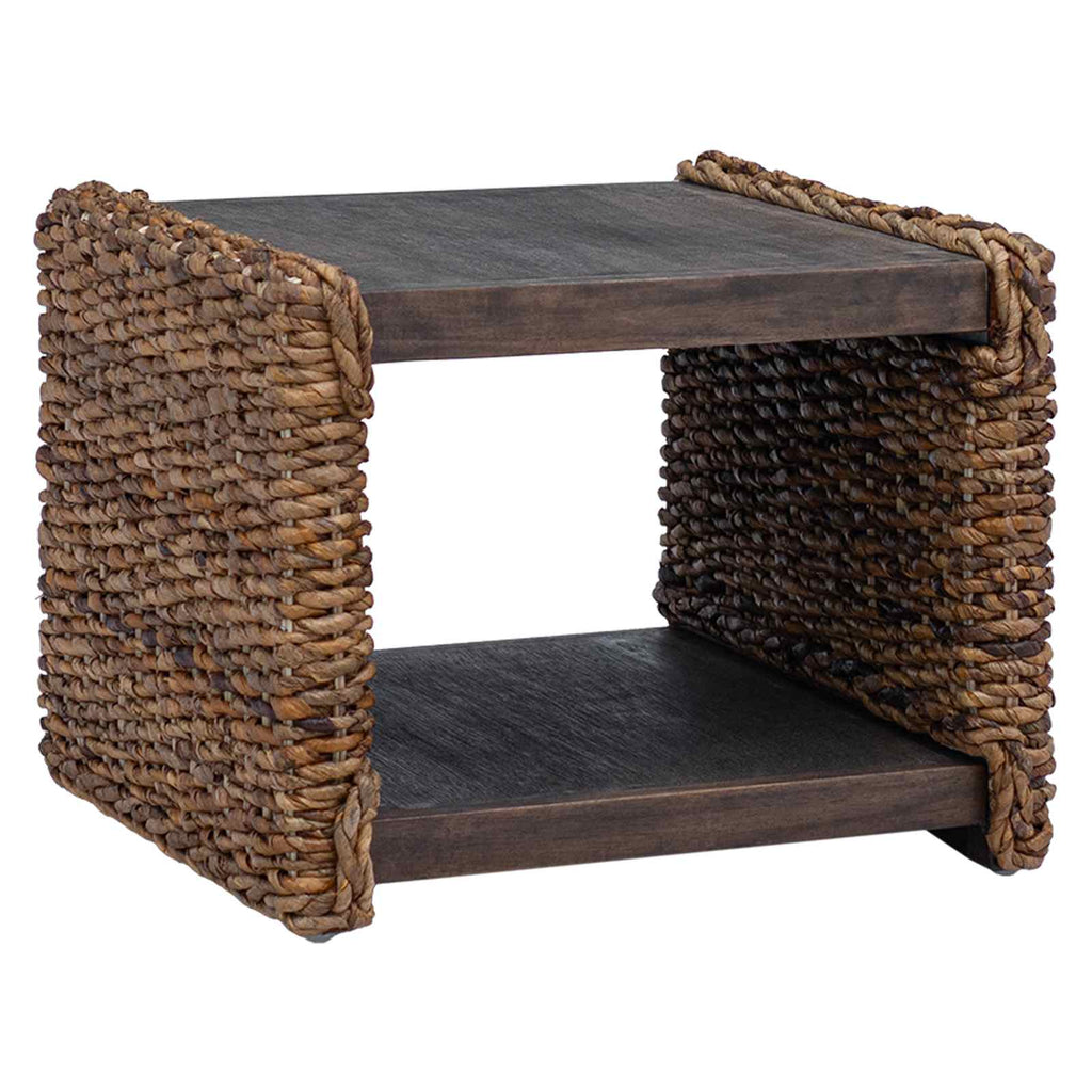 vidaXL Couchtisch Natur 45 x 45 x 45 cm Massives Mahagoni Holz