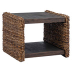 vidaXL Couchtisch Natur 45 x 45 x 45 cm Massives Mahagoni Holz