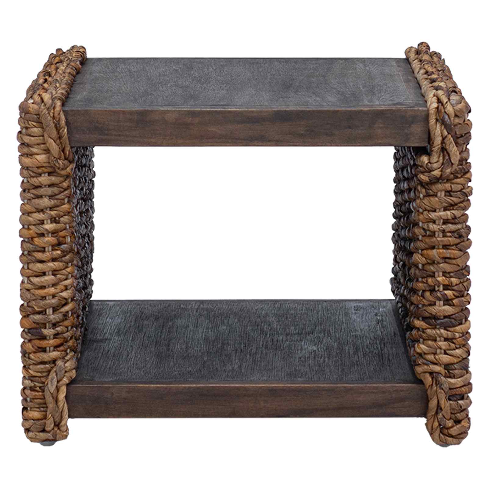 vidaXL Couchtisch Natur 45 x 45 x 45 cm Massives Mahagoni Holz
