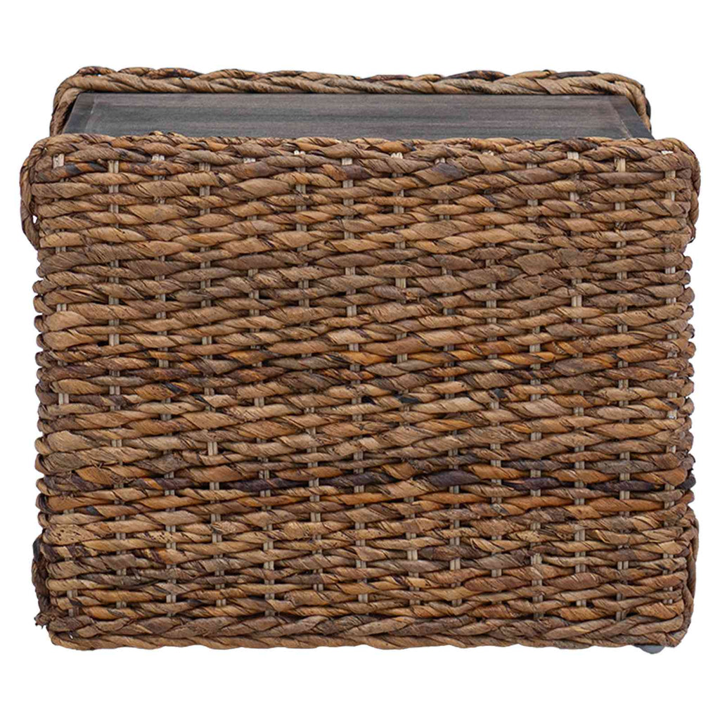 vidaXL Couchtisch Natur 45 x 45 x 45 cm Massives Mahagoni Holz