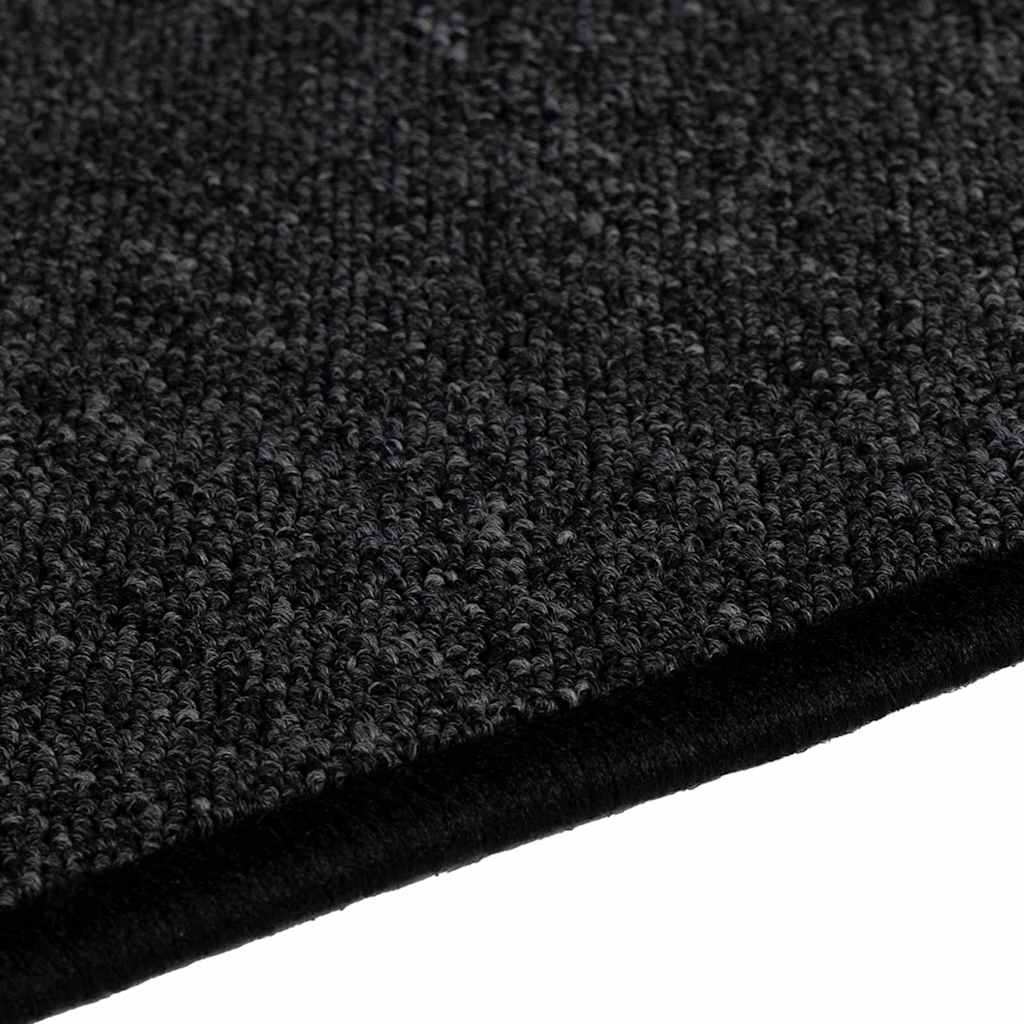 vidaXL Teppichläufer Anthrazit 80 x 500 cm 100% Polypropylen