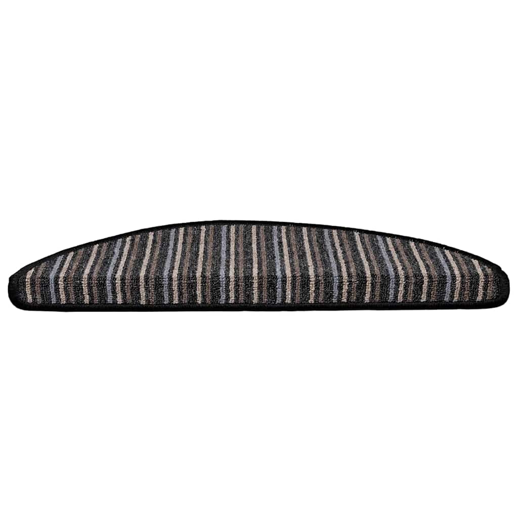 vidaXL Selbstklebende Treppenschoner 15 pcs Anthrazit 56 x 17 x 3 cm