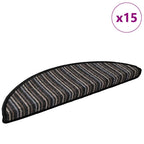 vidaXL Selbstklebende Treppenschoner 15 pcs Anthrazit 56 x 17 x 3 cm