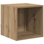 vidaXL TV-Schrankset Wandmontiert 4 pcs Artisan-Eiche Holzwerkstoff