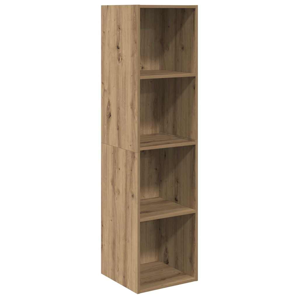 vidaXL TV-Schrankset Wandmontiert 4 pcs Artisan-Eiche Holzwerkstoff