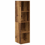 vidaXL TV-Schrankset Wandmontiert 3 pcs Altholz Holzwerkstoff