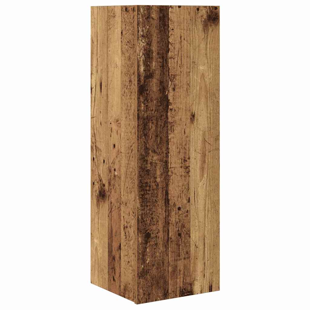 vidaXL TV-Schrankset Wandmontiert 8 pcs Altholz Holzwerkstoff