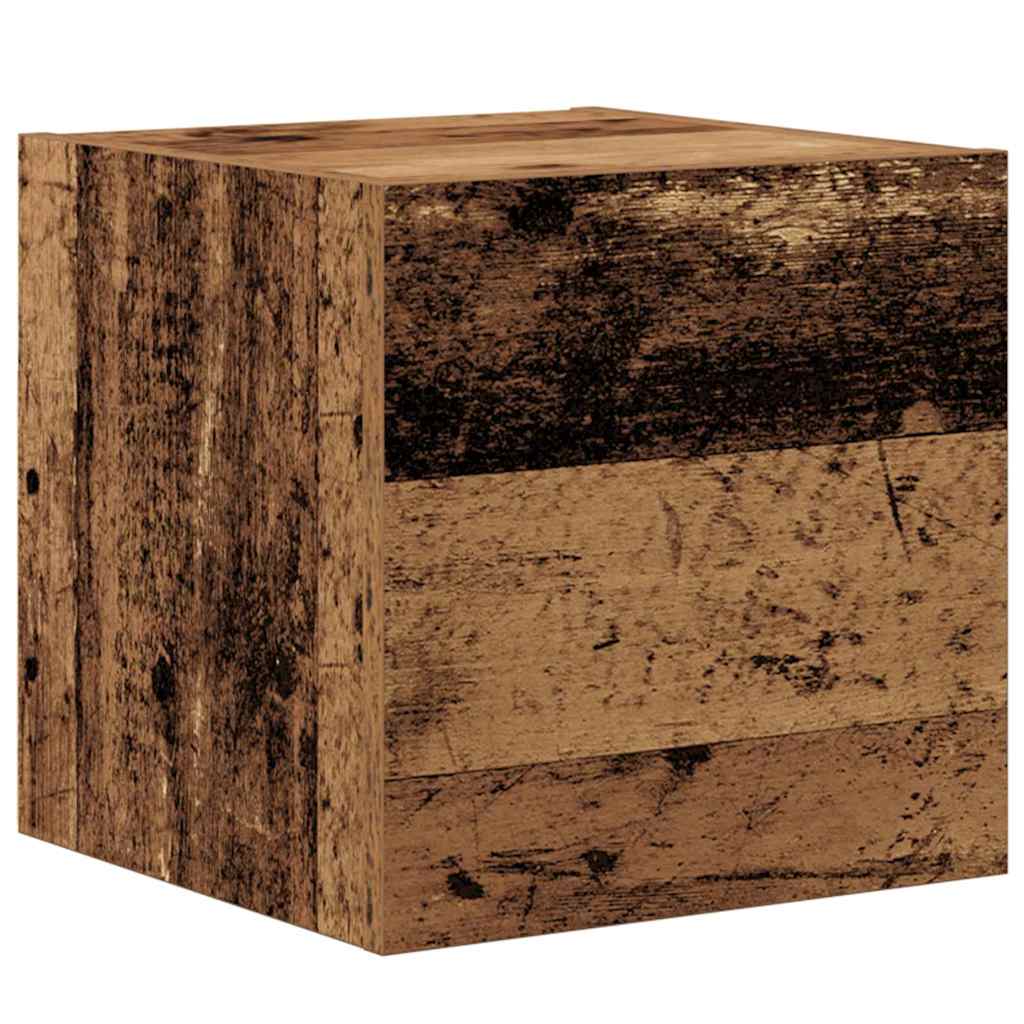 vidaXL TV-Schrankset Wandmontiert 6 pcs Altholz Holzwerkstoff