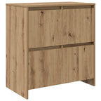 vidaXL Sideboard 3 pcs Artisan-Eiche 70 x 41 x 75 cm Holzwerkstoff