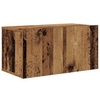 vidaXL TV-Schrankset Wandmontiert 5 pcs Altholz Holzwerkstoff