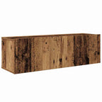 vidaXL TV-Schrankset Wandmontiert 5 pcs Altholz Holzwerkstoff