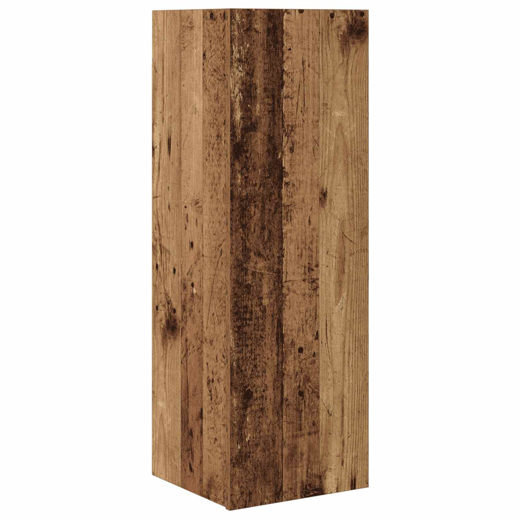 vidaXL TV-Schrankset 10 pcs Altholz 30,5 x 30 x 90 cm Holzwerkstoff