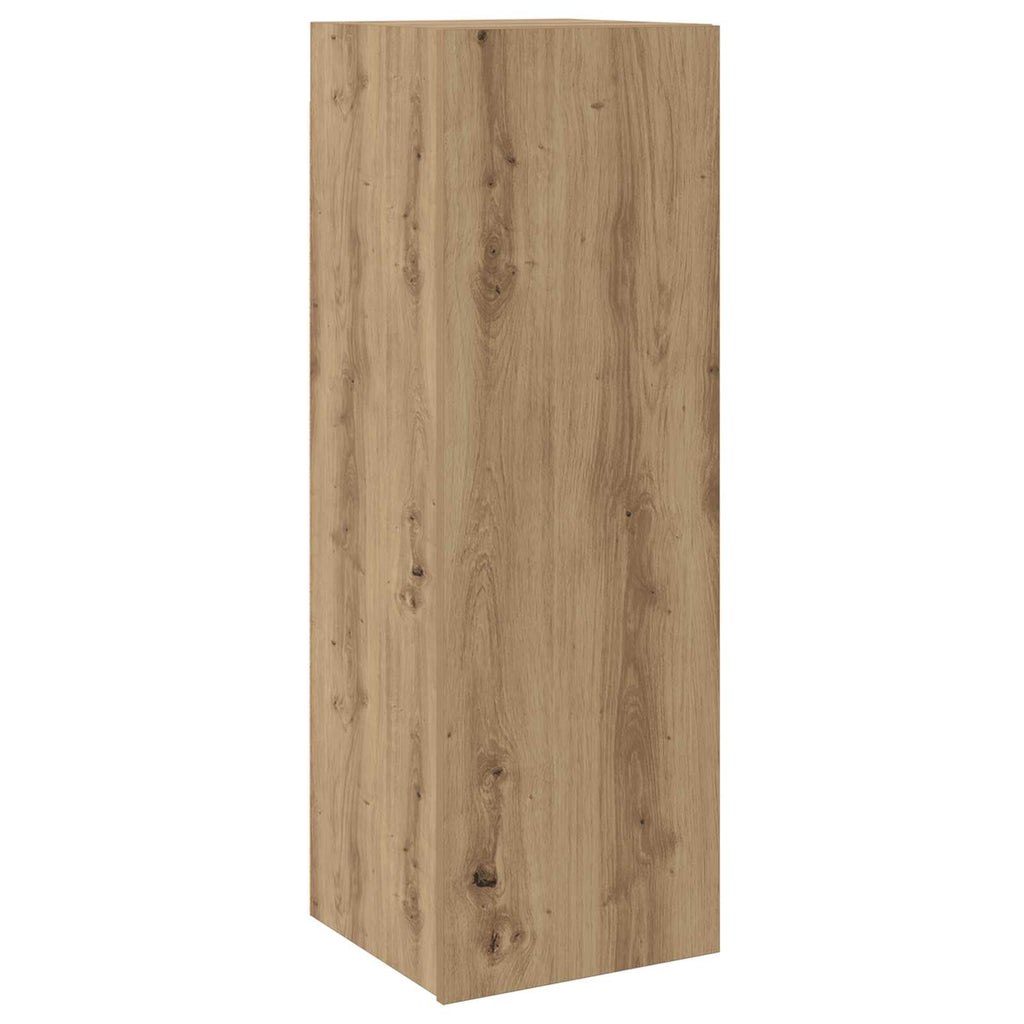 vidaXL TV-Schrankset 10 pcs Artisan-Eiche 30,5 x 30 x 90 cm