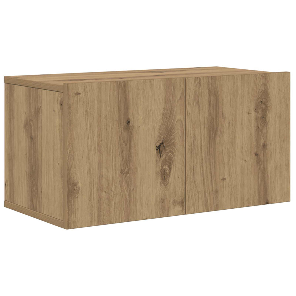 vidaXL TV-Schrankset 10 pcs Artisan-Eiche 30,5 x 30 x 90 cm