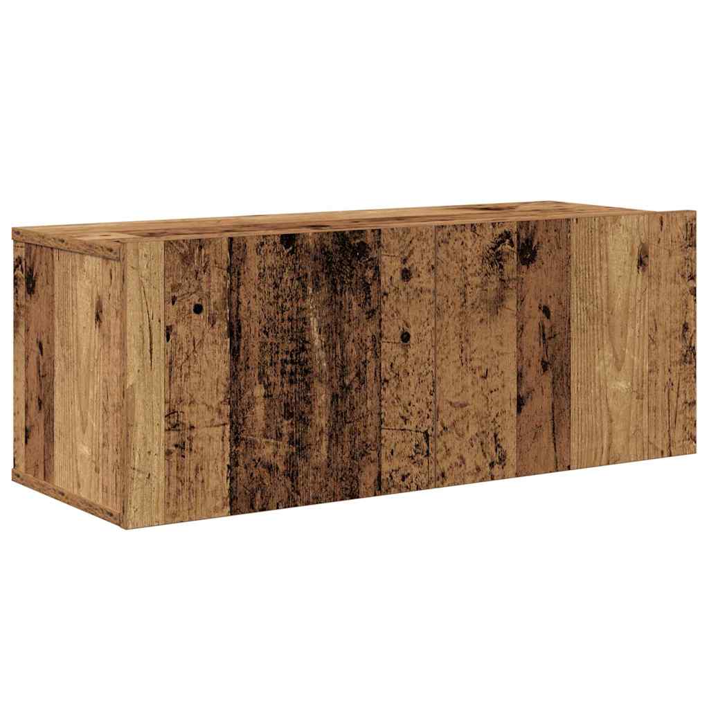 vidaXL TV-Schrankset mit Schubladen 4 pcs Altholz Holzwerkstoff