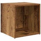 vidaXL TV-Schrank Set Wandmontiert 8 pcs Altholz Holzwerkstoff
