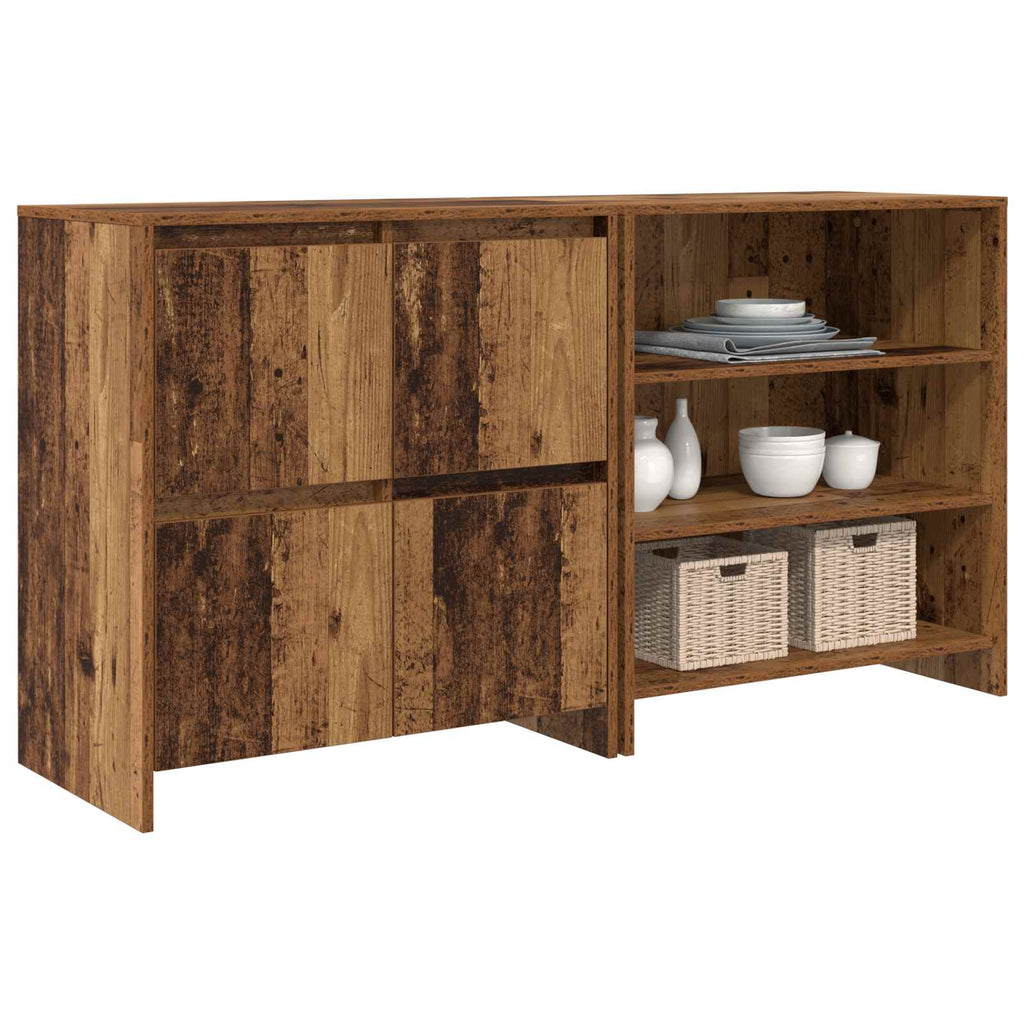 vidaXL Sideboard 2 pcs Altholz 70 x 41 x 75 cm Holzwerkstoff