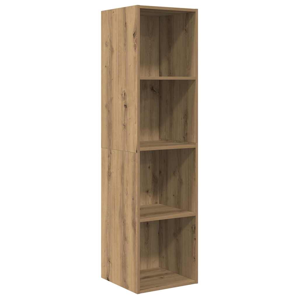 vidaXL TV-Schrankset Wandmontiert 2 pcs Artisan-Eiche Holzwerkstoff