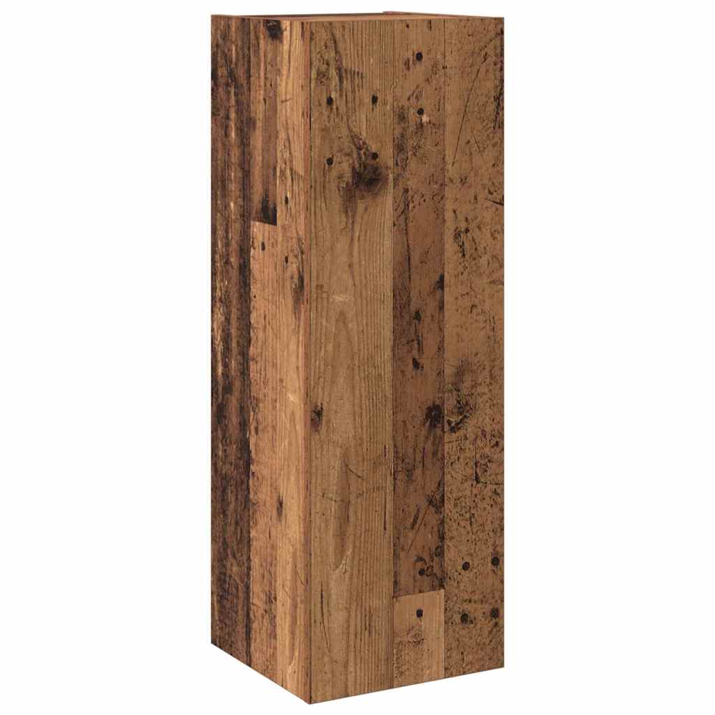 vidaXL TV-Einheiten Wandmontiert 4 pcs Altholz Holzwerkstoff