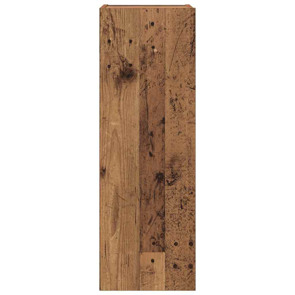 vidaXL TV-Einheiten Wandmontiert 4 pcs Altholz Holzwerkstoff