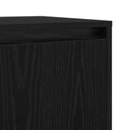 vidaXL Sideboards 2 pcs Schwarz Eichen-Optik 70 x 41 x 75 cm
