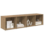 vidaXL TV-Schrankset 2 pcs Artisan-Eiche 37 x 35 x 72 cm Holzwerkstoff