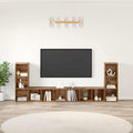 vidaXL TV-Schrankset 4 pcs Altholz 37 x 35 x 107 cm Holzwerkstoff