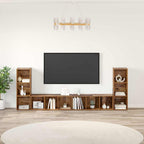 vidaXL TV-Schrankset 4 pcs Altholz 37 x 35 x 107 cm Holzwerkstoff
