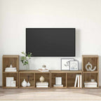 vidaXL TV-Schrankset 4 pcs Artisan-Eiche 37 x 37 x 72 cm Holzwerkstoff