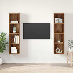 vidaXL TV-Schrankset 2 pcs Braun 37 x 37 x 142,5 cm Holzwerkstoff