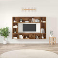 vidaXL TV-Schrankset 4 pcs Braun 37 x 37 x 142,5 cm Holzwerkstoff