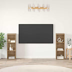 vidaXL TV-Schrankset Wandmontiert 2 pcs Artisan-Eiche 107 x 35 x 37 cm