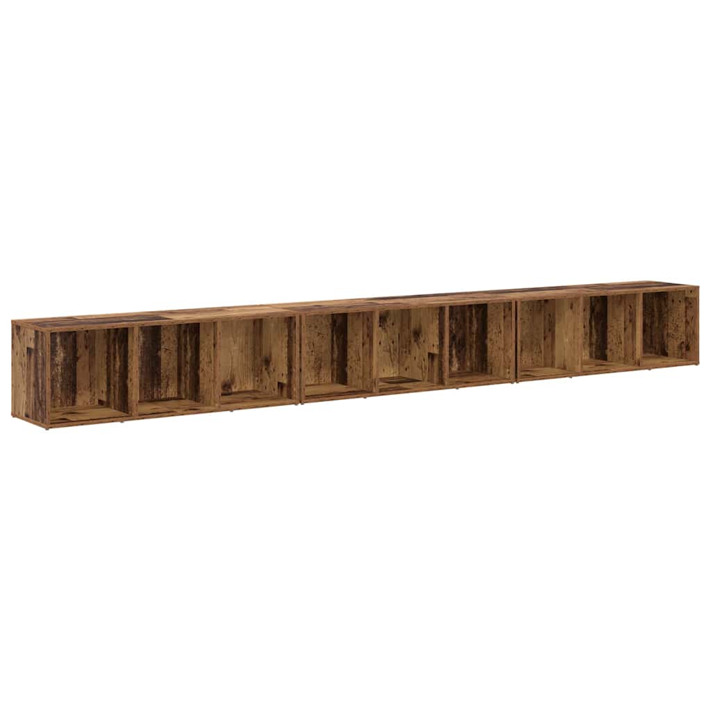 vidaXL TV-Schrankset 3 pcs Altholz 37 x 35 x 107 cm Holzwerkstoff